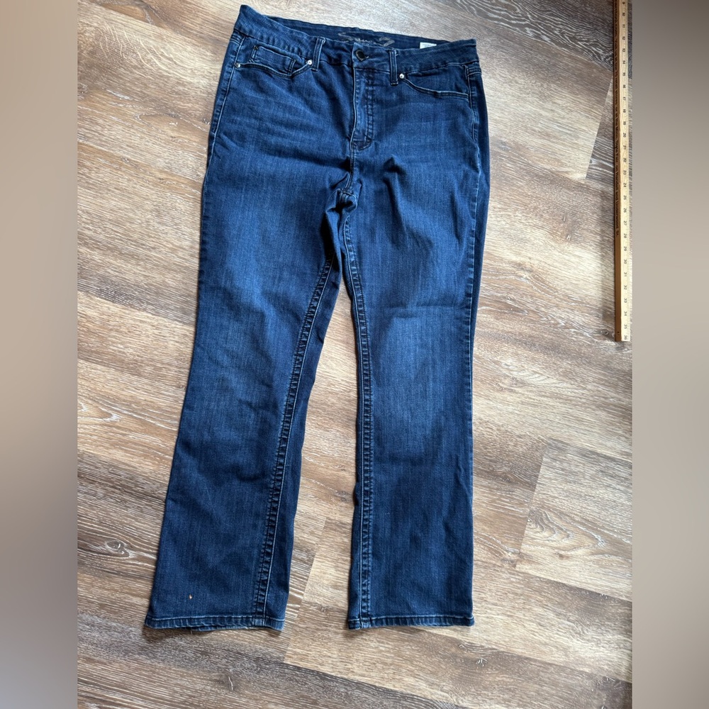 Seven Dark Wash non distressed denim Jean sz 16